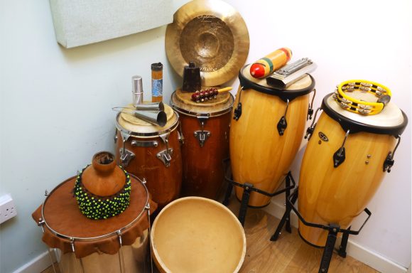 Congas Percussion Live Room Music Recording Studios Yorkshire